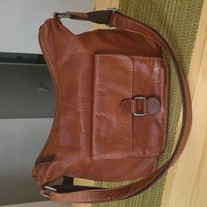 Jack Georges Voyager Collection 7614 Buffalo Leather Crossbody